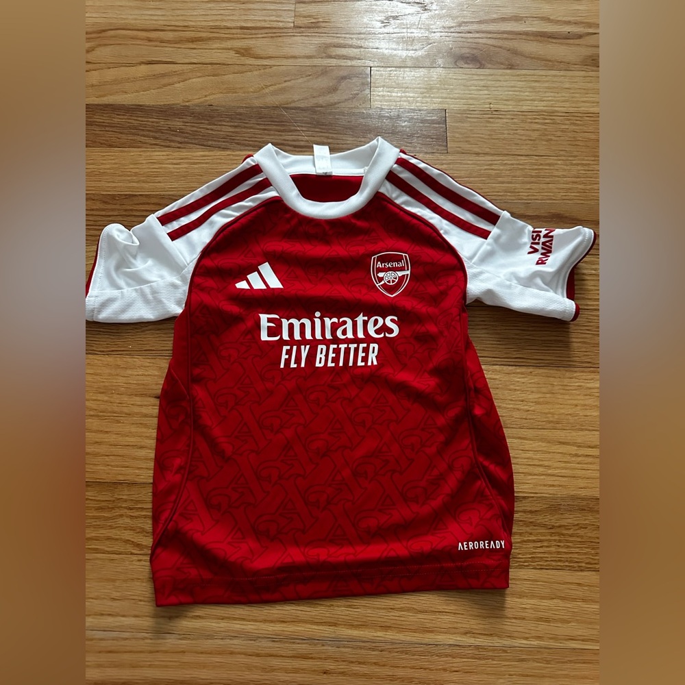 Adidas Arsenal Kids Red Soccer Jersey